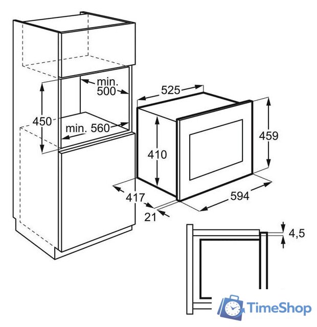 Микроволновая печь Electrolux KMFE264TEX - Изображение №7 — Интернет-магазин Time-Shop