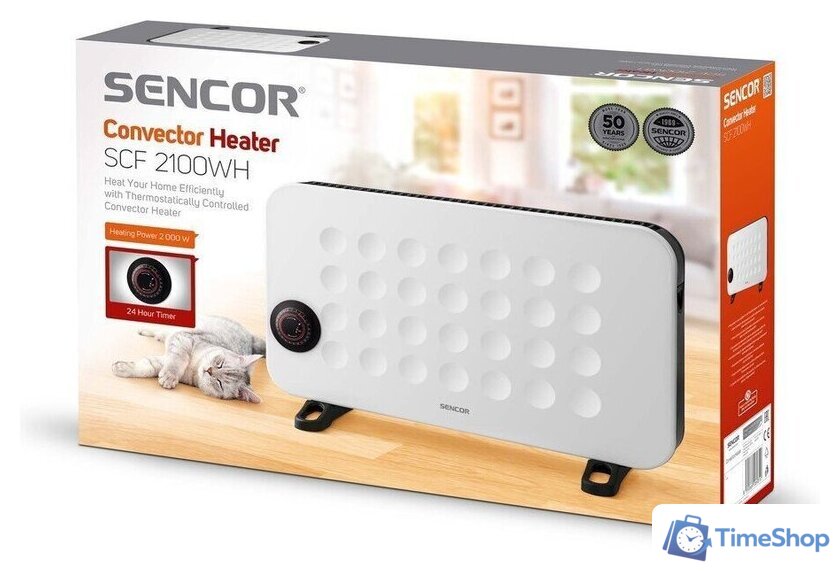Конвектор Sencor SCF 2100WH - Изображение №14 — Интернет-магазин Time-Shop