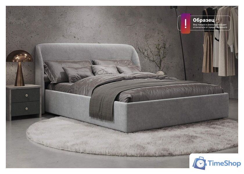 Кровать Сонум Nicole 180x200 (лаунж белый) - Изображение №5 — Интернет-магазин Time-Shop