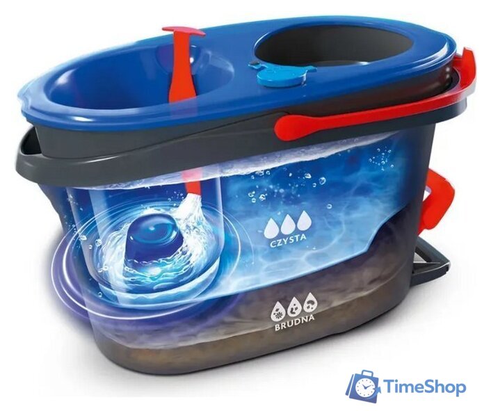 Швабра с отжимом Vileda Turbo H2Pro - Изображение №5 — Интернет-магазин Time-Shop