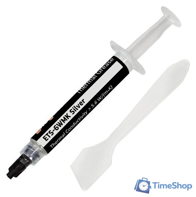 Термопаста ExeGate ETS-6WMK Silver EX282347RUS (4 г.) - Изображение №1 — Интернет-магазин Time-Shop