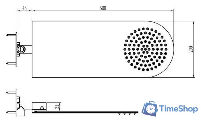 Душевая система  RGW SP-6143-01 - Изображение №5 — Интернет-магазин Time-Shop
