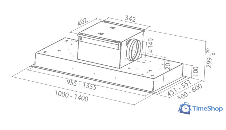 Кухонная вытяжка Faber Heaven Glass 2.0 WH A90 (110.0315.503) - Изображение №4 — Интернет-магазин Time-Shop