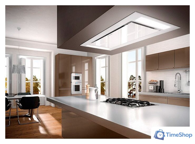 Кухонная вытяжка Faber Heaven Glass 2.0 WH A90 (110.0315.503) - Изображение №2 — Интернет-магазин Time-Shop