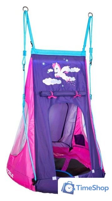 Подвесные качели Hudora 90 с палаткой Pony LED 72149 - Изображение №1 — Интернет-магазин Time-Shop