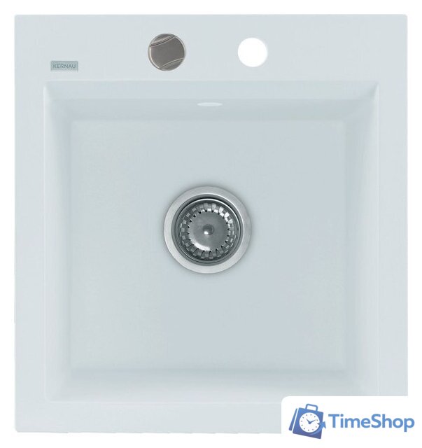 Кухонная мойка Kernau Kgs M 45 1B Pure White - Изображение №1 — Интернет-магазин Time-Shop