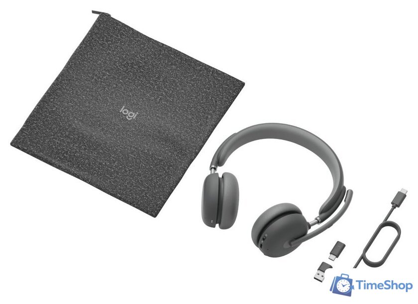 Офисная гарнитура Logitech Zone Wireless 2 (Microsoft Teams) - Изображение №5 — Интернет-магазин Time-Shop