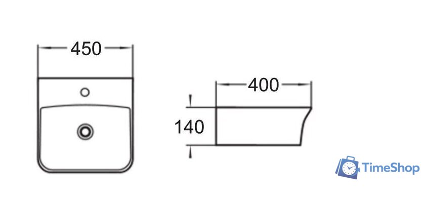 Умывальник SantiLine SL-2006 - Изображение №2 — Интернет-магазин Time-Shop