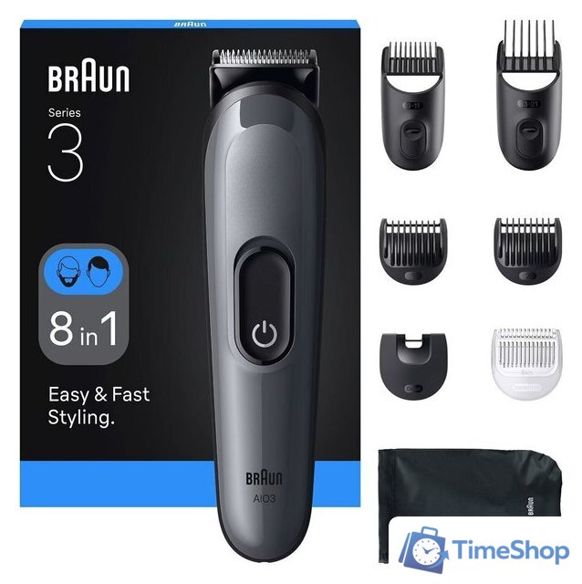 Универсальный триммер Braun AIO3540 - Изображение №1 — Интернет-магазин Time-Shop