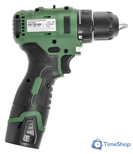 Дрель-шуруповерт Hammer ACD12BLC (с 2-мя АКБ, кейс) - Изображение №4 — Интернет-магазин Time-Shop
