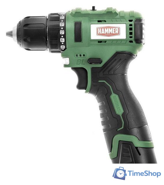Дрель-шуруповерт Hammer ACD12BLC (с 2-мя АКБ, кейс) - Изображение №3 — Интернет-магазин Time-Shop