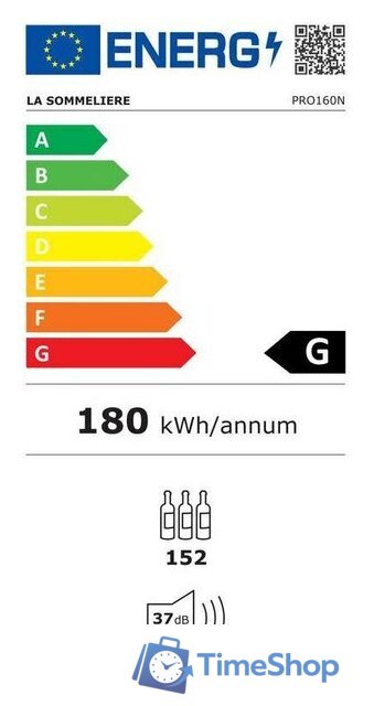 Винный шкаф La Sommeliere PRO160N - Изображение №8 — Интернет-магазин Time-Shop