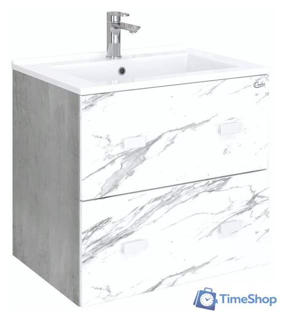 Onika Тумба под умывальник Марбл 65.13 106548 - Изображение №1 — Интернет-магазин Time-Shop