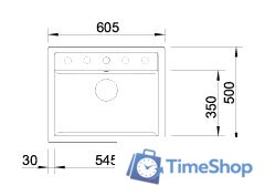 Кухонная мойка Blanco Dalago 6-F (кофе) [515095] - Изображение №2 — Интернет-магазин Time-Shop