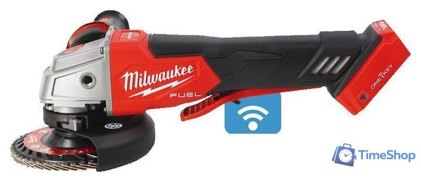 Угловая шлифмашина Milwaukee M18 ONEFSAG125XPDB-0X Fuel One Key 4933478434 (без АКБ) - Изображение №2 — Интернет-магазин Time-Shop