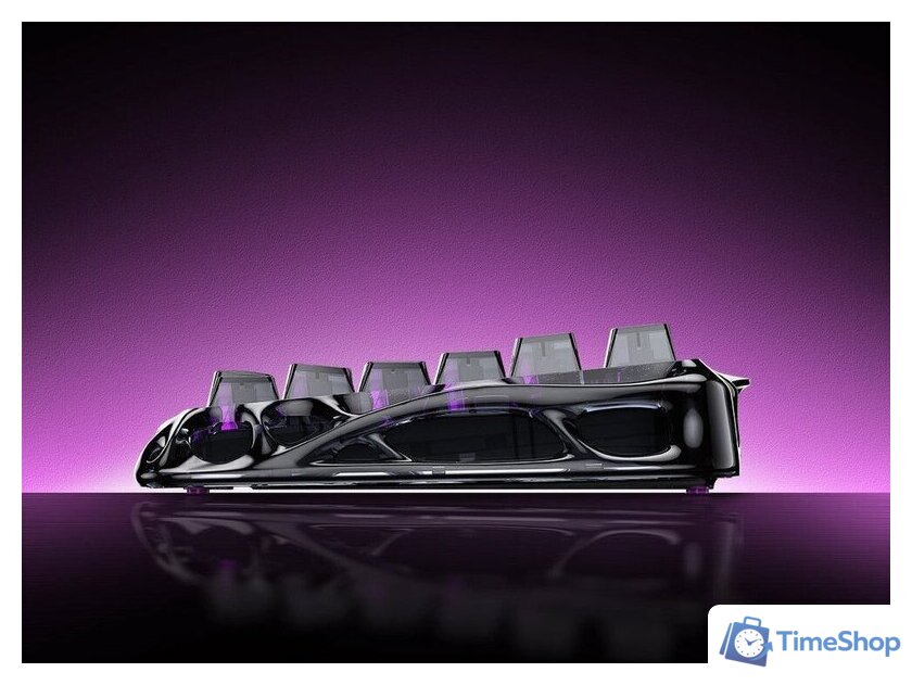 Клавиатура Gravastar Mercury V75 Lite Transparent Black (GravaStar Magnetic Blackcore) - Изображение №10 — Интернет-магазин Time-Shop