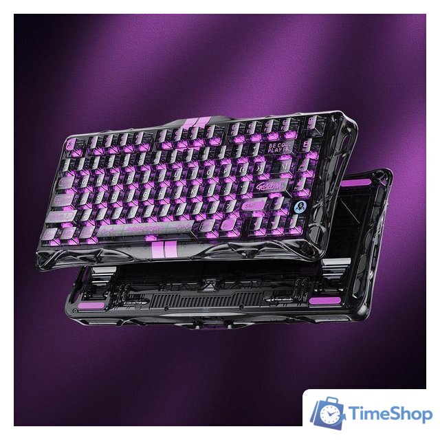 Клавиатура Gravastar Mercury V75 Lite Transparent Black (GravaStar Magnetic Blackcore) - Изображение №12 — Интернет-магазин Time-Shop