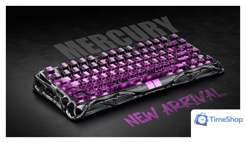 Клавиатура Gravastar Mercury V75 Lite Transparent Black (GravaStar Magnetic Blackcore) - Изображение №9 — Интернет-магазин Time-Shop