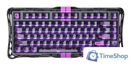 Клавиатура Gravastar Mercury V75 Lite Transparent Black (GravaStar Magnetic Blackcore) - Изображение №1 — Интернет-магазин Time-Shop