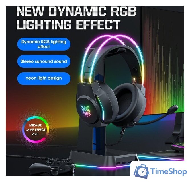 Наушники Onikuma X26 (черный) - Изображение №3 — Интернет-магазин Time-Shop