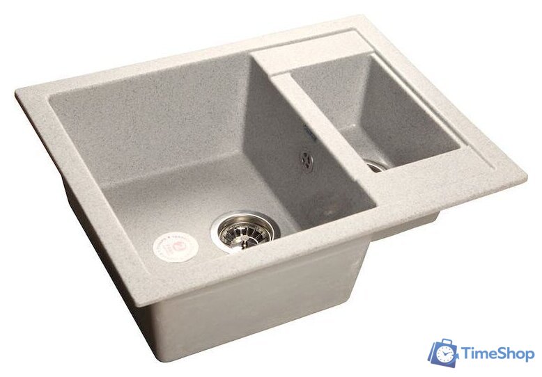 Кухонная мойка GranFest GF-Q610K (серый) - Изображение №1 — Интернет-магазин Time-Shop