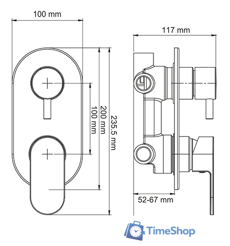 Смеситель Wasserkraft Dinkel 5871 - Изображение №4 — Интернет-магазин Time-Shop
