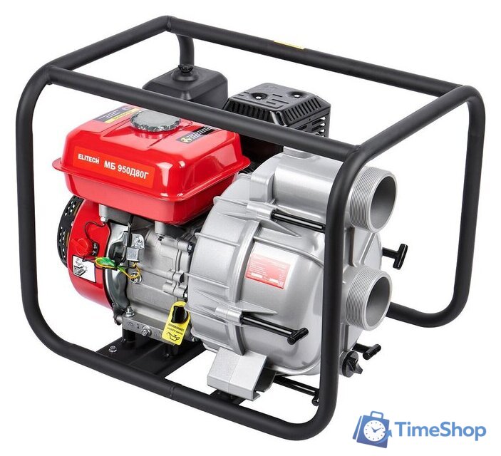 Мотопомпа ELITECH МБ 950 Д 80 Г - Изображение №3 — Интернет-магазин Time-Shop