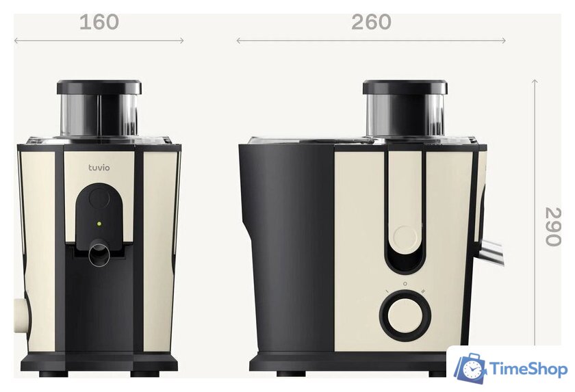 Соковыжималка Tuvio TJ02MM - Изображение №10 — Интернет-магазин Time-Shop