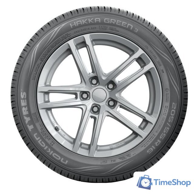 Летние шины Nokian Tyres Hakka Green 3 225/55R17 101V - Изображение №2 — Интернет-магазин Time-Shop