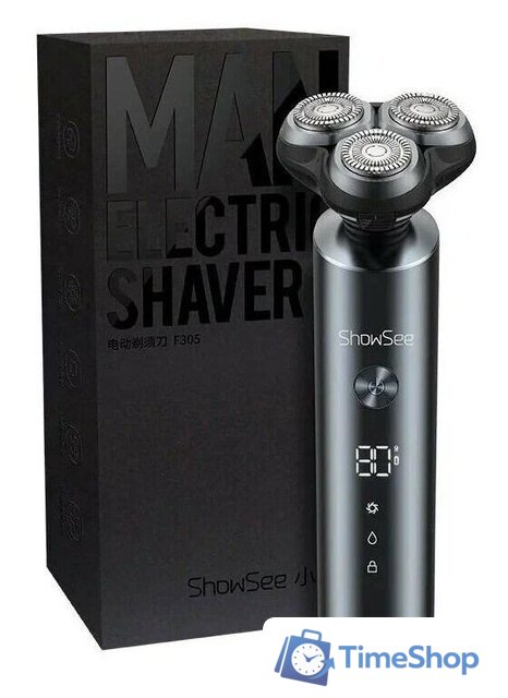 Электробритва ShowSee Electric Shaver F305-GY (серый) - Изображение №16 — Интернет-магазин Time-Shop
