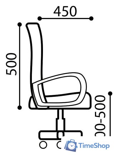 Офисное кресло Brabix Hit MG-300 (черный) - Изображение №7 — Интернет-магазин Time-Shop