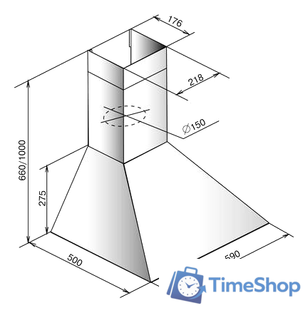Кухонная вытяжка Elikor Silver Storm 60Н-650-П3Л (нержавеющая сталь) - Изображение №10 — Интернет-магазин Time-Shop