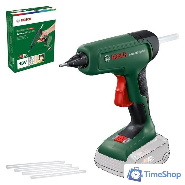 Термоклеевой пистолет Bosch AdvancedGlue 18V 0603264800 - Изображение №1 — Интернет-магазин Time-Shop