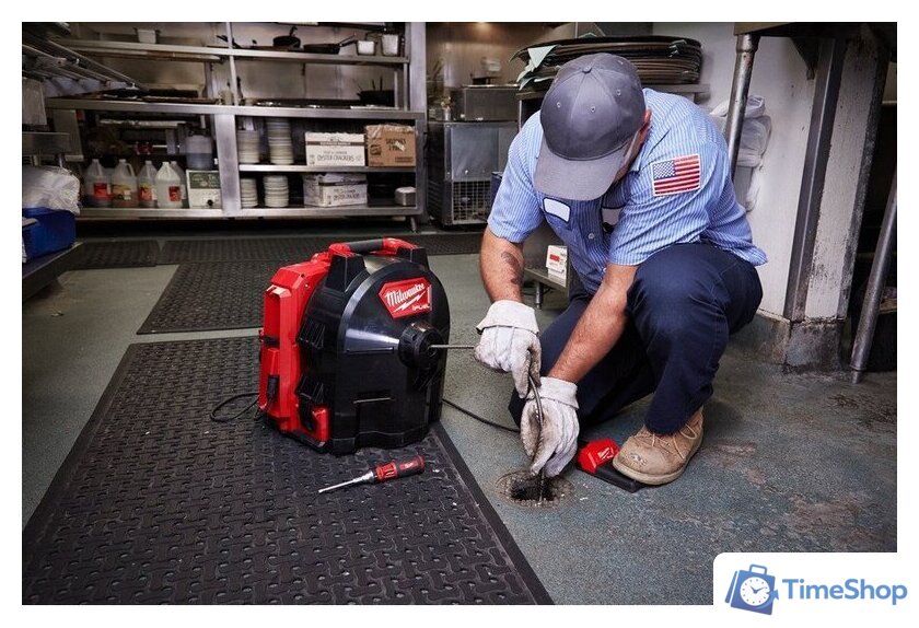 Прочистная машинка Milwaukee M18 FUEL M18FFSDC10-0 4933459707 (без АКБ) - Изображение №6 — Интернет-магазин Time-Shop