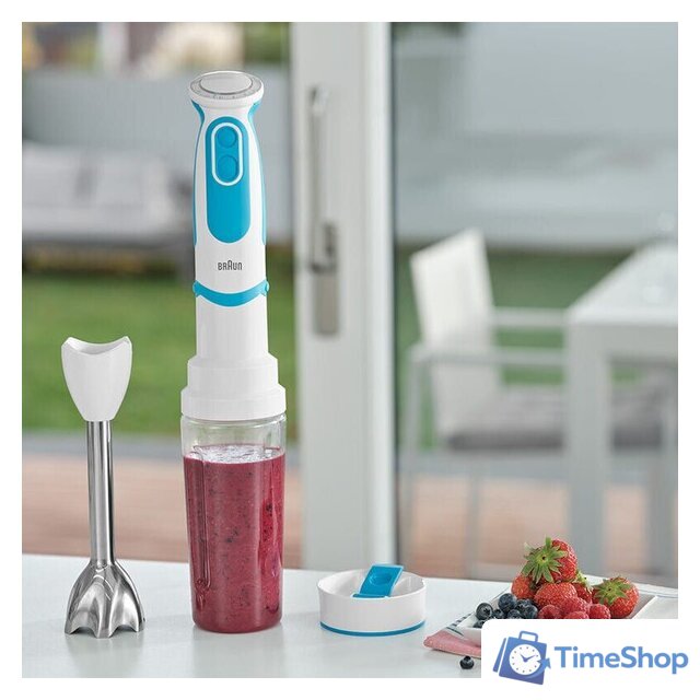 Погружной блендер Braun MultiQuick MQ 5251 WHBL - Изображение №3 — Интернет-магазин Time-Shop