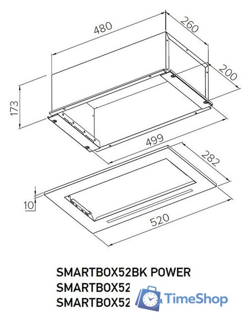 Кухонная вытяжка Meferi SMARTBOX52WH Power - Изображение №13 — Интернет-магазин Time-Shop