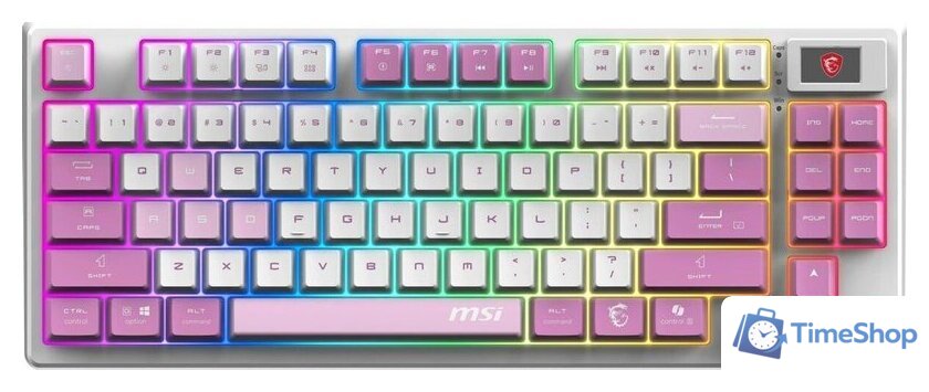 Клавиатура MSI Forge GK600 TKL Wireless Violet - Изображение №2 — Интернет-магазин Time-Shop