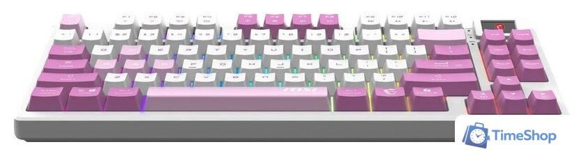 Клавиатура MSI Forge GK600 TKL Wireless Violet - Изображение №4 — Интернет-магазин Time-Shop