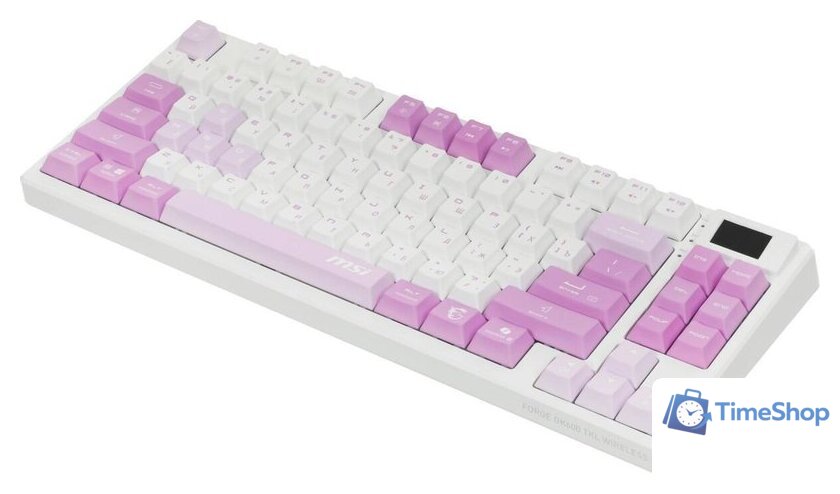 Клавиатура MSI Forge GK600 TKL Wireless Violet - Изображение №6 — Интернет-магазин Time-Shop