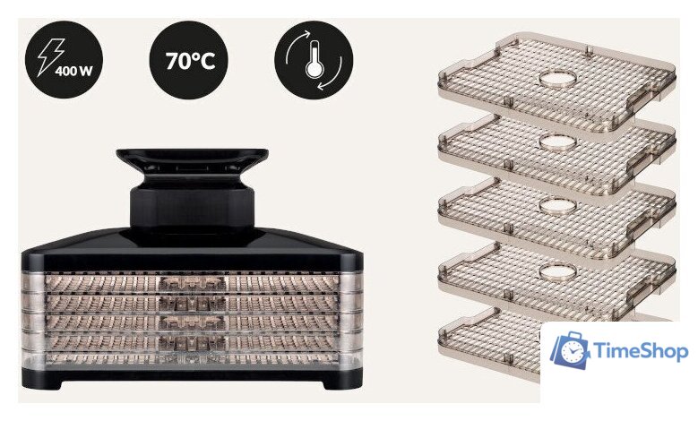 Сушилка для овощей и фруктов Zeegma Dry Chef Pro 5 - Изображение №12 — Интернет-магазин Time-Shop