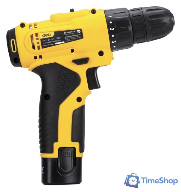Дрель-шуруповерт Deli DL-DZ12-E1A1 102878 (с 1-им АКБ) - Изображение №2 — Интернет-магазин Time-Shop