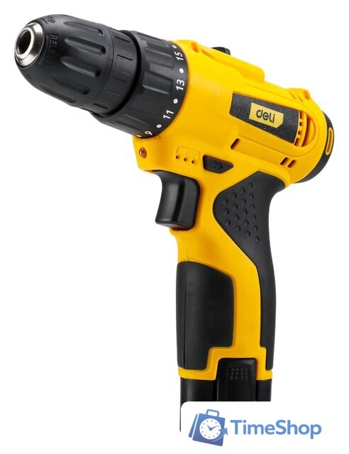 Дрель-шуруповерт Deli DL-DZ12-E1A1 102878 (с 1-им АКБ) - Изображение №1 — Интернет-магазин Time-Shop