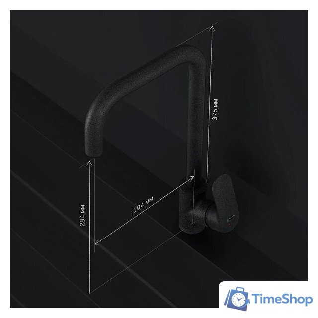 Смеситель AM.PM Like F8006022 (черный) - Изображение №9 — Интернет-магазин Time-Shop