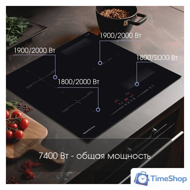 Варочная панель Zigmund & Shtain CI 61.6 B - Изображение №3 — Интернет-магазин Time-Shop