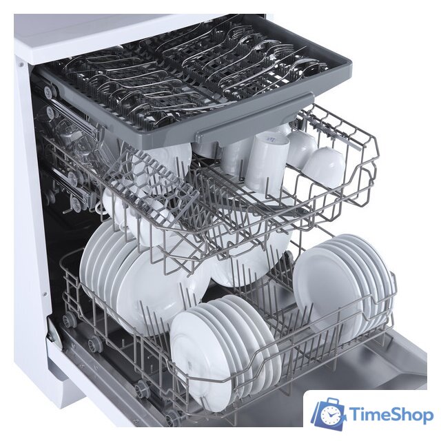 Отдельностоящая посудомоечная машина Бирюса DWF-614/6 W - Изображение №7 — Интернет-магазин Time-Shop