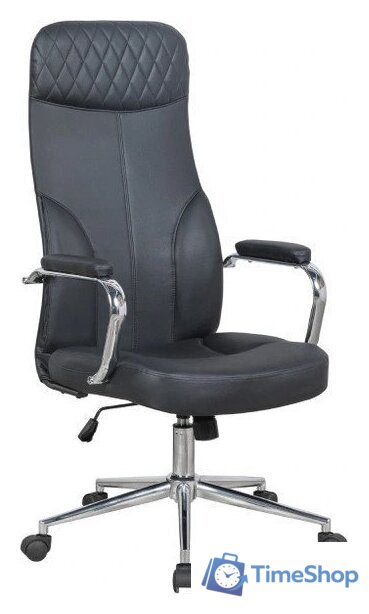 Офисное кресло King Style FK-5 Unity PU Chrome (черный) - Изображение №1 — Интернет-магазин Time-Shop