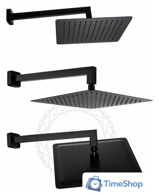 Душевая система  Filarete Waterfall FL1010 (черный матовый) - Изображение №9 — Интернет-магазин Time-Shop