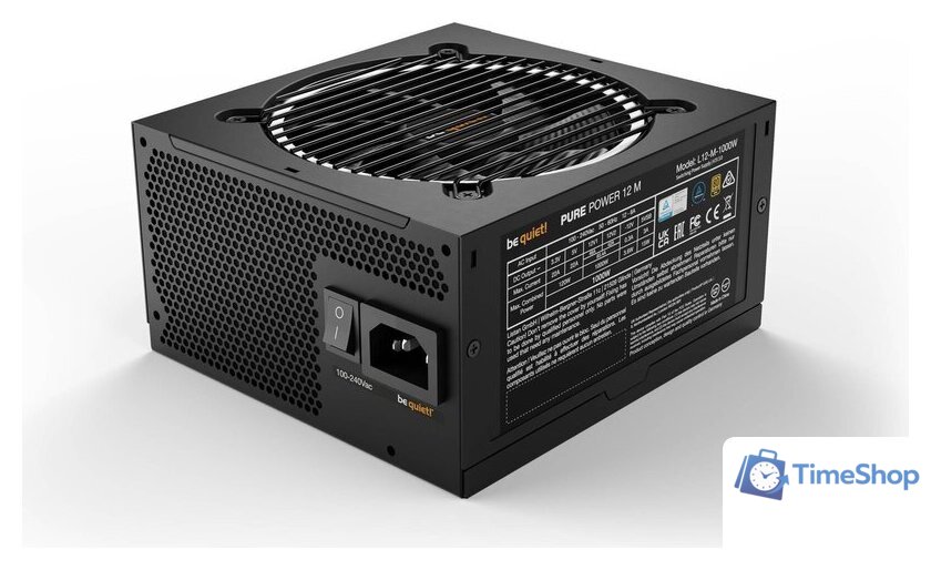Блок питания be quiet! Pure Power 12 M 1000W BN345 - Изображение №2 — Интернет-магазин Time-Shop