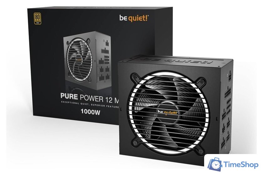 Блок питания be quiet! Pure Power 12 M 1000W BN345 - Изображение №4 — Интернет-магазин Time-Shop