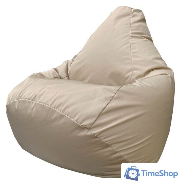 Кресло-мешок Flagman Груша Мега Г3.7-17 (бежевый) - Изображение №1 — Интернет-магазин Time-Shop